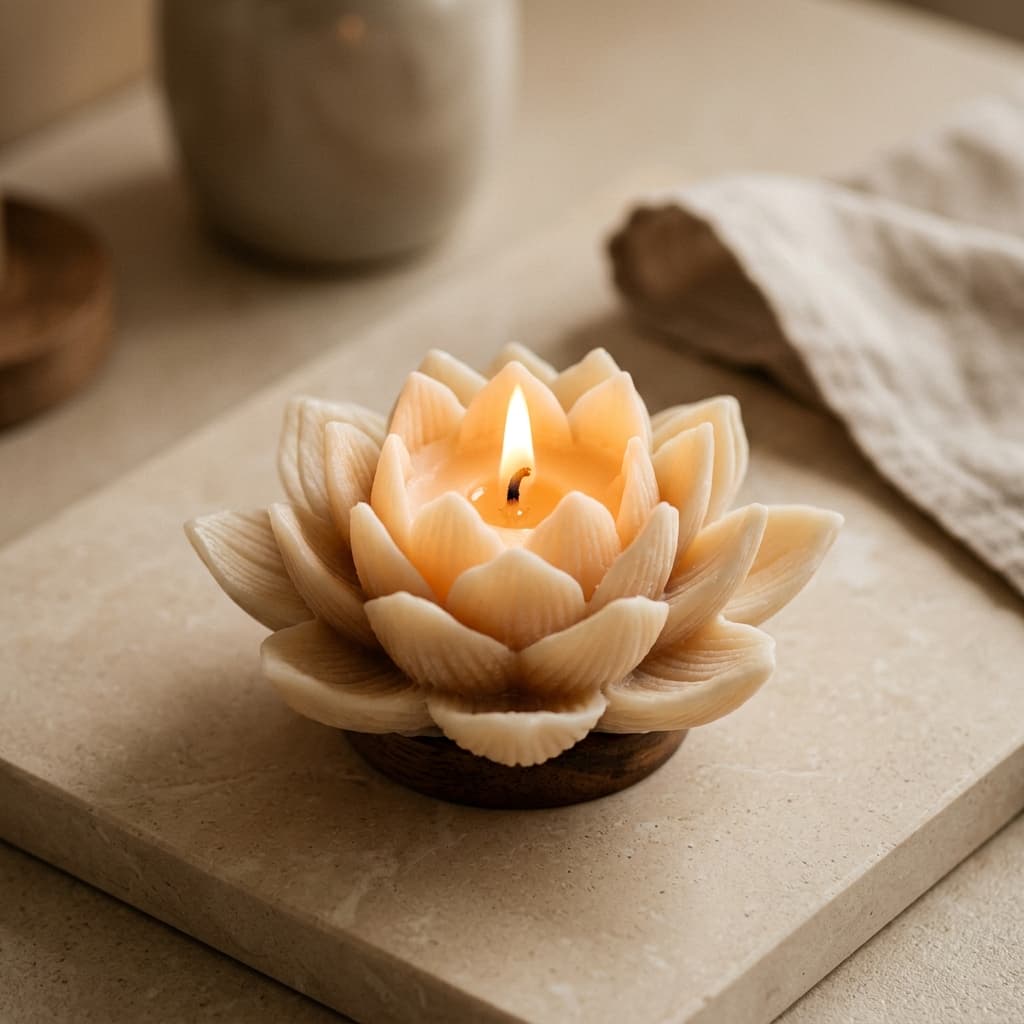 Lotus Candle
